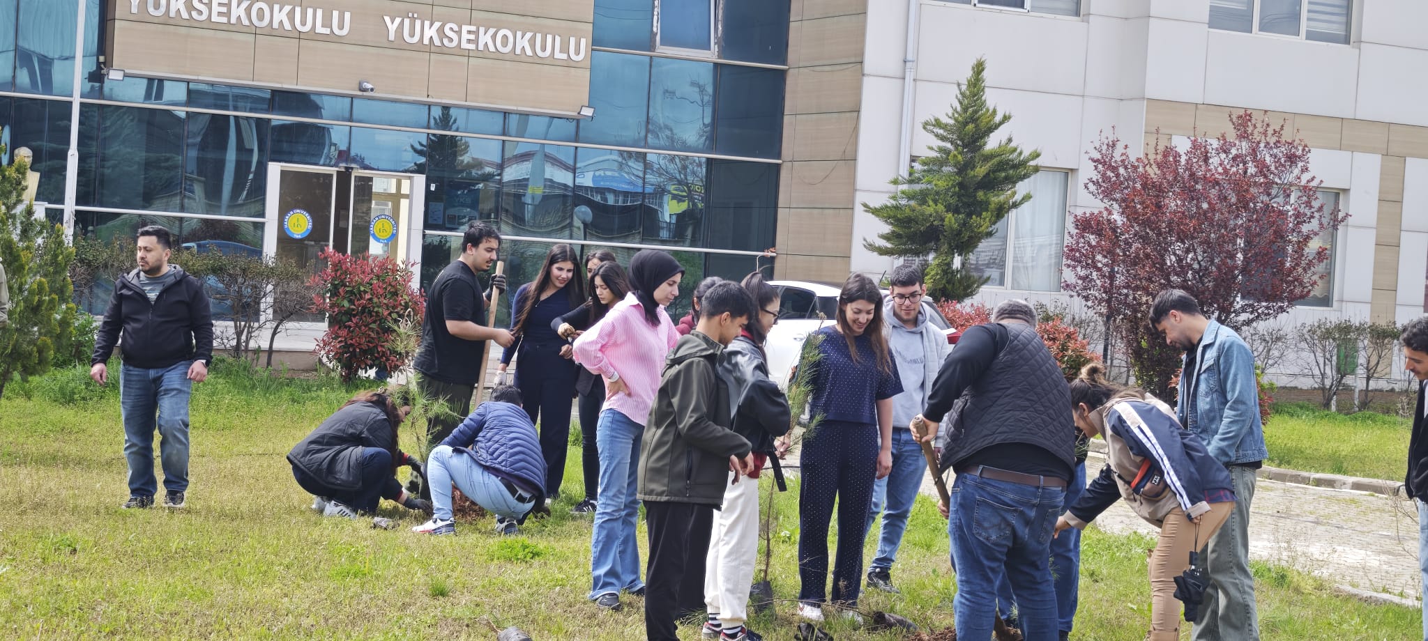 🌳 Viranşehir MYO’da Bugün Fidanlar Toprakla Buluştu! 🌳